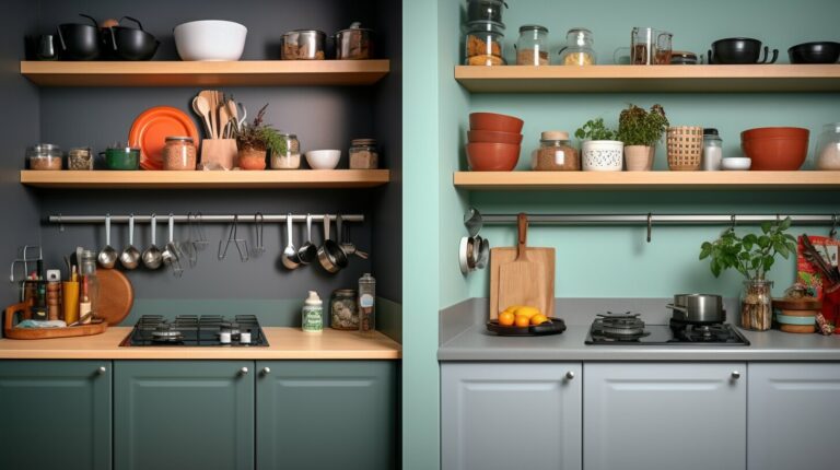 Decluttering small kitchen spaces